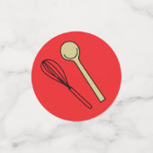 シェフ料理子供の誕生日パーティー コンフェッティ (スモール正面)