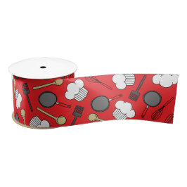 シェフ料理子供の誕生日パーティー サテンリボン