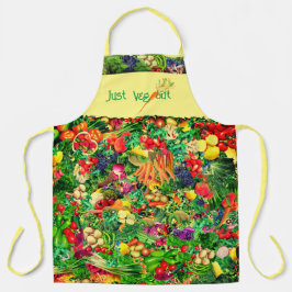 シェフ料理野菜 エプロン