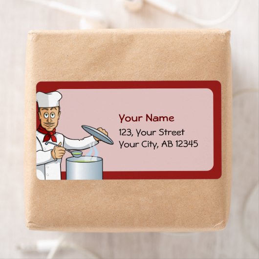 シェフ料理 ラベル (インサイチュ)