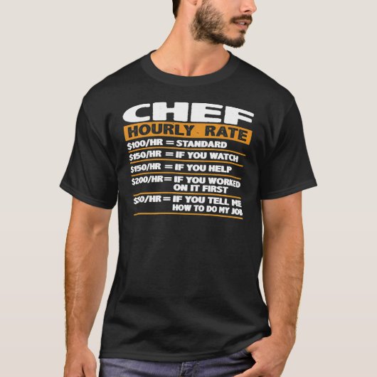 シェフ時給シェフ Tシャツ (正面)