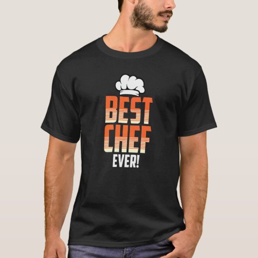 シェフ最高のエバー料理ベイク引用文 Tシャツ (正面)