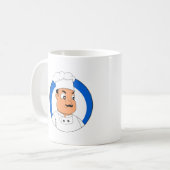 シェフ漫画のコーヒーマグ コーヒーマグカップ (正面左)