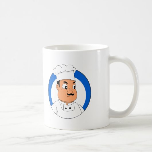 シェフ漫画のコーヒーマグ コーヒーマグカップ (右)
