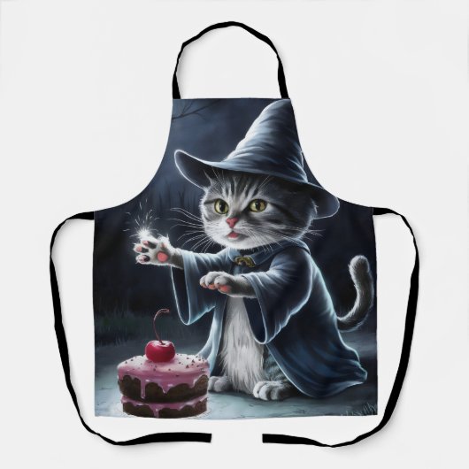 シェフ猫と魔法ケーキ。 エプロン (正面)