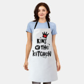 シェフ王室のエプロン:キッチンのキング エプロン (着用した状態)