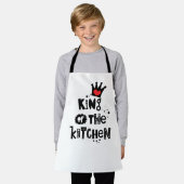 シェフ王室のエプロン:キッチンのキング エプロン (着用した状態)