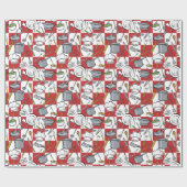 シェフ用具のチェッカーボード ラッピングペーパー (フラット)