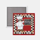 シェフ磁石 マグネット (正面/裏面)