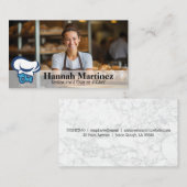 シェフ笑顔 | ベーカリー店 名刺 (正面/裏面)