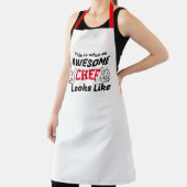 シェフ素晴らしエプロン | 調理師おもしろいエプロン エプロン (インサイチュ)