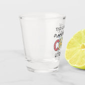 シェフ素晴らしギフト 最高の|  Chef Ever おもしろい Gift ショットグラス (左)