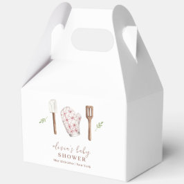 シェフ素朴キッモダンチン物ベビーシャワー フェイバーボックス