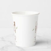 シェフ素朴キッモダンチン物ベビーシャワー 紙コップ (左)