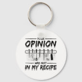 シェフ職 |料理キッチンシェフギフトアイディア キーホルダー (正面)