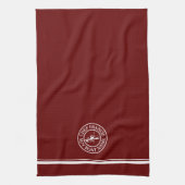 シェフ航海のロブスターロゴキッチンタオル キッチンタオル (縦)