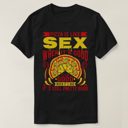 シェフ調理師ピザシェフコーディネートPizzeria Restaurant 8 Tシャツ (デザイン正面)