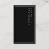 シェフ調理師レストランフード 名刺 (裏面)