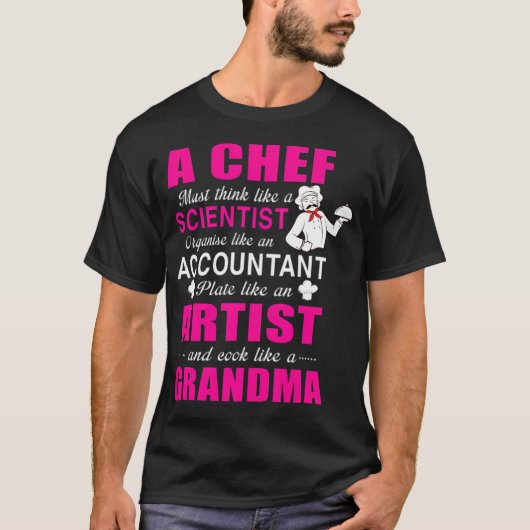 シェフ調理師建築エコバータードーナツ Tシャツ (正面)
