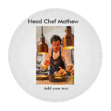 シェフ調理師追加ネーム文字メンキッチンベーカリー