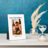 シェフ調理師追加ネーム文字メンキッチンベーカリー フォトプラーク (側面)