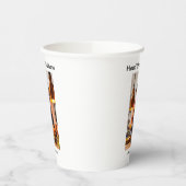 シェフ調理師追加ネーム文字メンキッチンベーカリー 紙コップ (左)