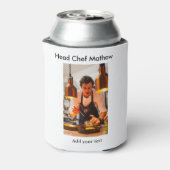シェフ調理師追加ネーム文字メンキッチンベーカリー 缶クーラー (缶裏面)