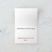 シェフ謝恩デーカード – 二人のシェフ         カード (内部)