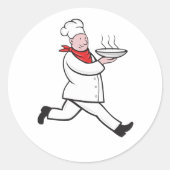 シェフ運のフードシール ラウンドシール (正面)