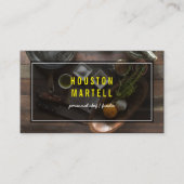 シェフ食材の名刺のカスタム色 名刺 (正面)