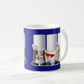 シェフ3名とベーキング格言 コーヒーマグカップ (正面右)