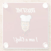 シェフ ガラスコースター (裏面)