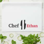 シェフ·キッチパーソナライズされたン·タオル キッチンタオル (折り畳み)