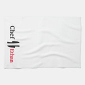 シェフ·キッチパーソナライズされたン·タオル キッチンタオル (横)