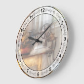 シェフ – キッチン – キッチン準備 ラージ壁時計 (傾斜)