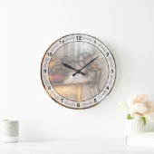 シェフ – キッチン – キッチン準備 ラージ壁時計 (ホーム)