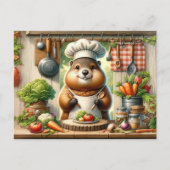 シェフ・グラウンドホッグ ポストカード (正面)
