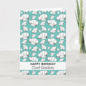 シェフ&グルメハッピーバースデー料理学校 カード (正面)