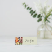 シェフ/グルメ/レシピ/ソーシャルメディアの名刺 スキニー名刺 (スタンド正面)