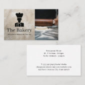 シェフ |ケータリング配信 |転がの生地 名刺 (正面/裏面)