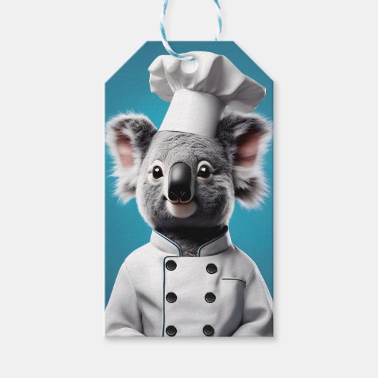 シェフ・コアラ ギフトタグ (正面)