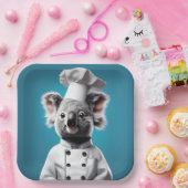 シェフ・コアラ ペーパープレート (パーティー)