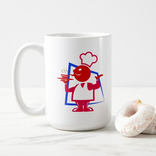 シェフ コーヒーマグカップ (ドーナツ)