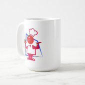 シェフ コーヒーマグカップ (正面左)