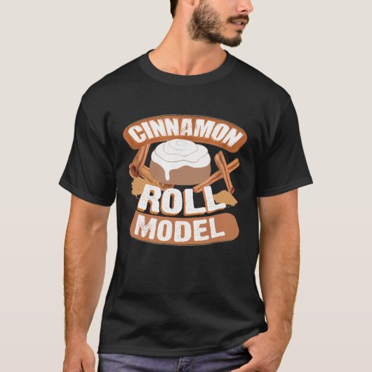 シェフ – シナモンモデル転がススパイスラバーベーカー Tシャツ (正面)