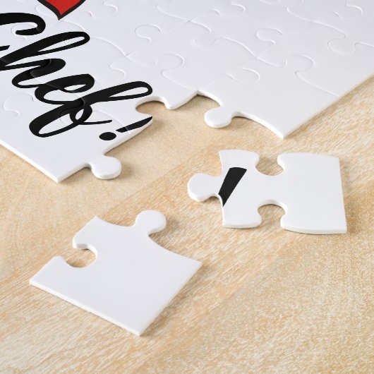 シェフ ジグソーパズル (側面)