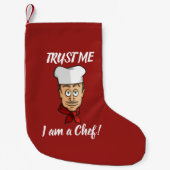 シェフ スモールクリスマスストッキング (正面)