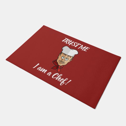 シェフ ドアマット (アングル)