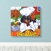 シェフ・ドキシー キャンバスプリント (インサイチュ (ウッドフロア))