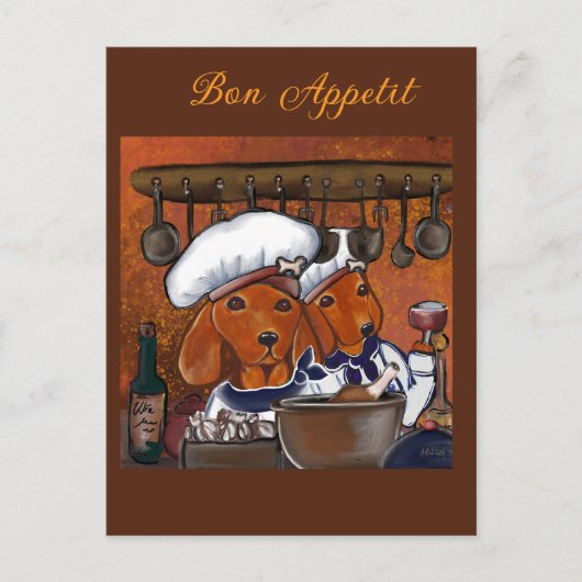 シェフ・ドキシー ポストカード (正面)